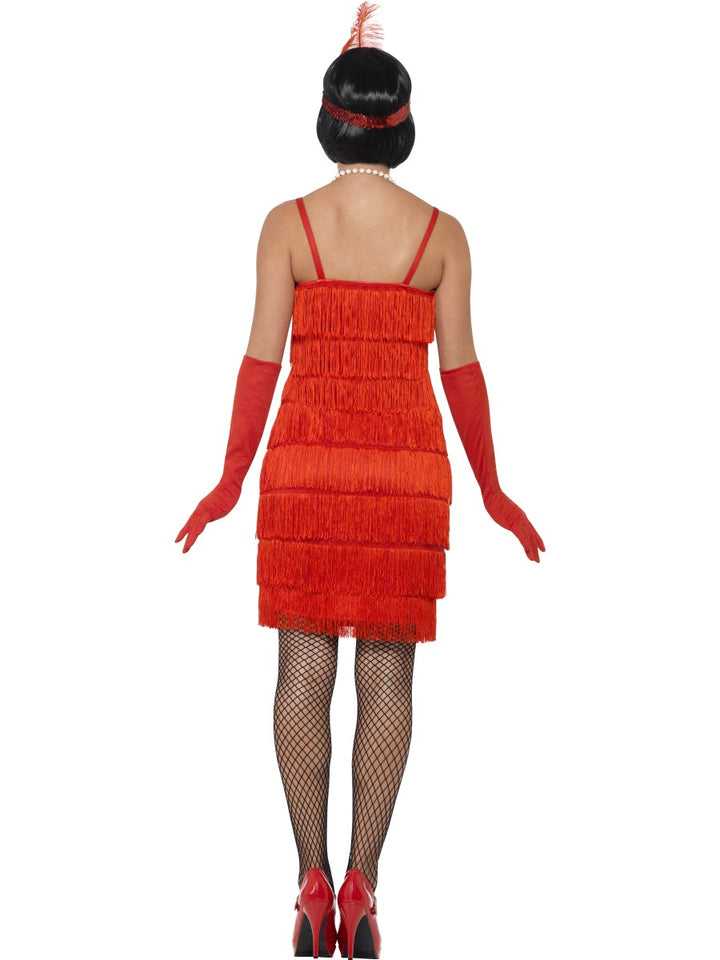 1920s Red Flapper Dance Costume