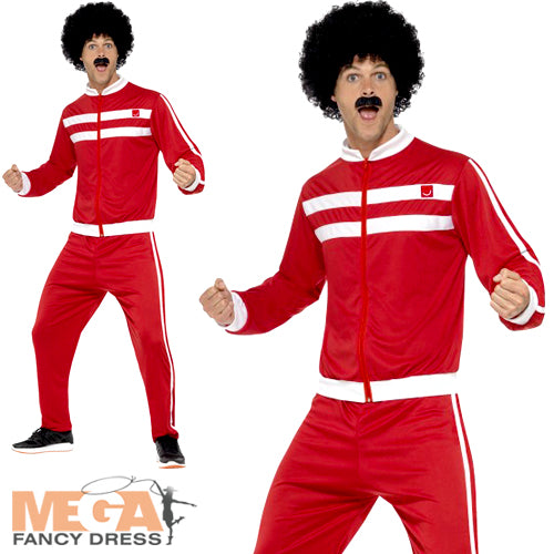 Retro Scouser Tracksuit Men's Costume