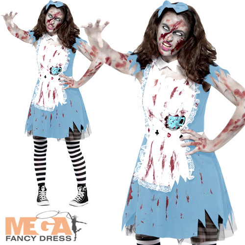 Creepy Zombie Tea Party Teens Costume