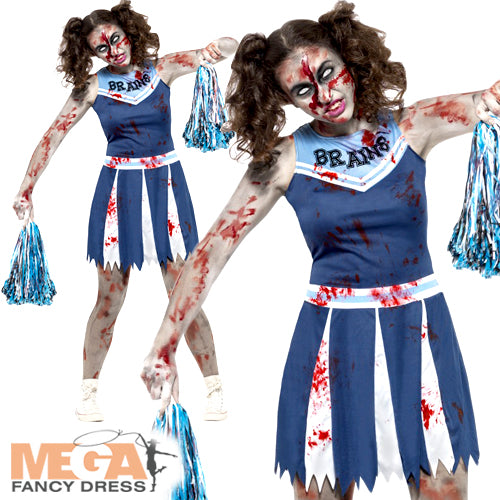 Horrifying Zombie Cheerleader Teens Costume
