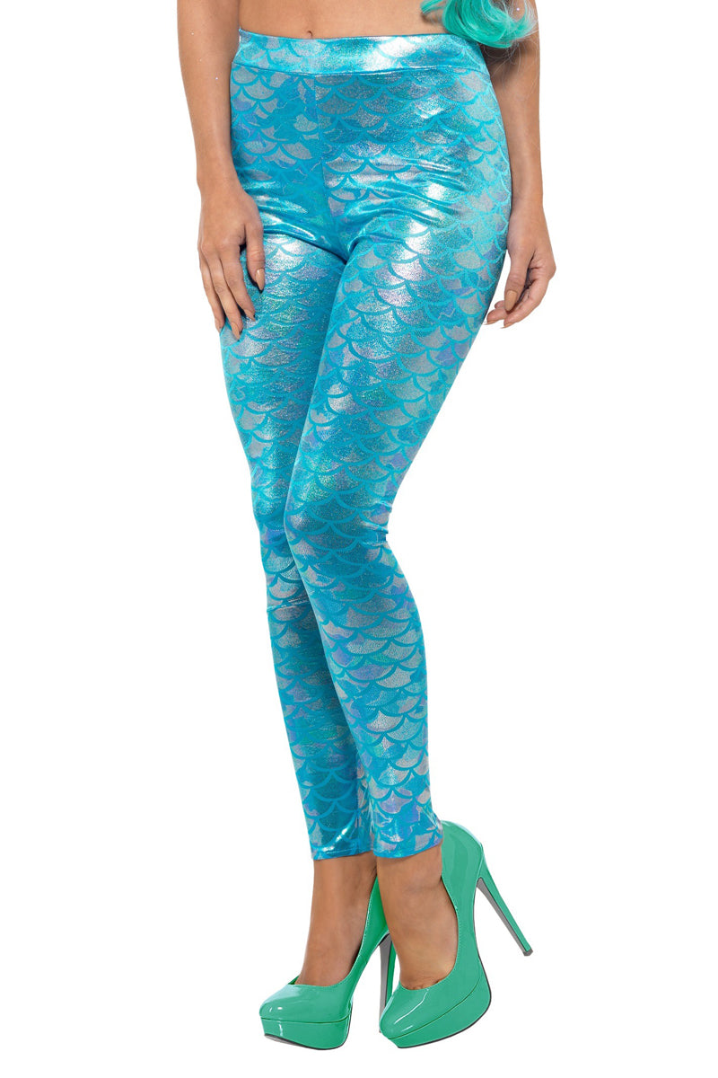 Mystical Mermaid-Inspired Leggings for Ladies