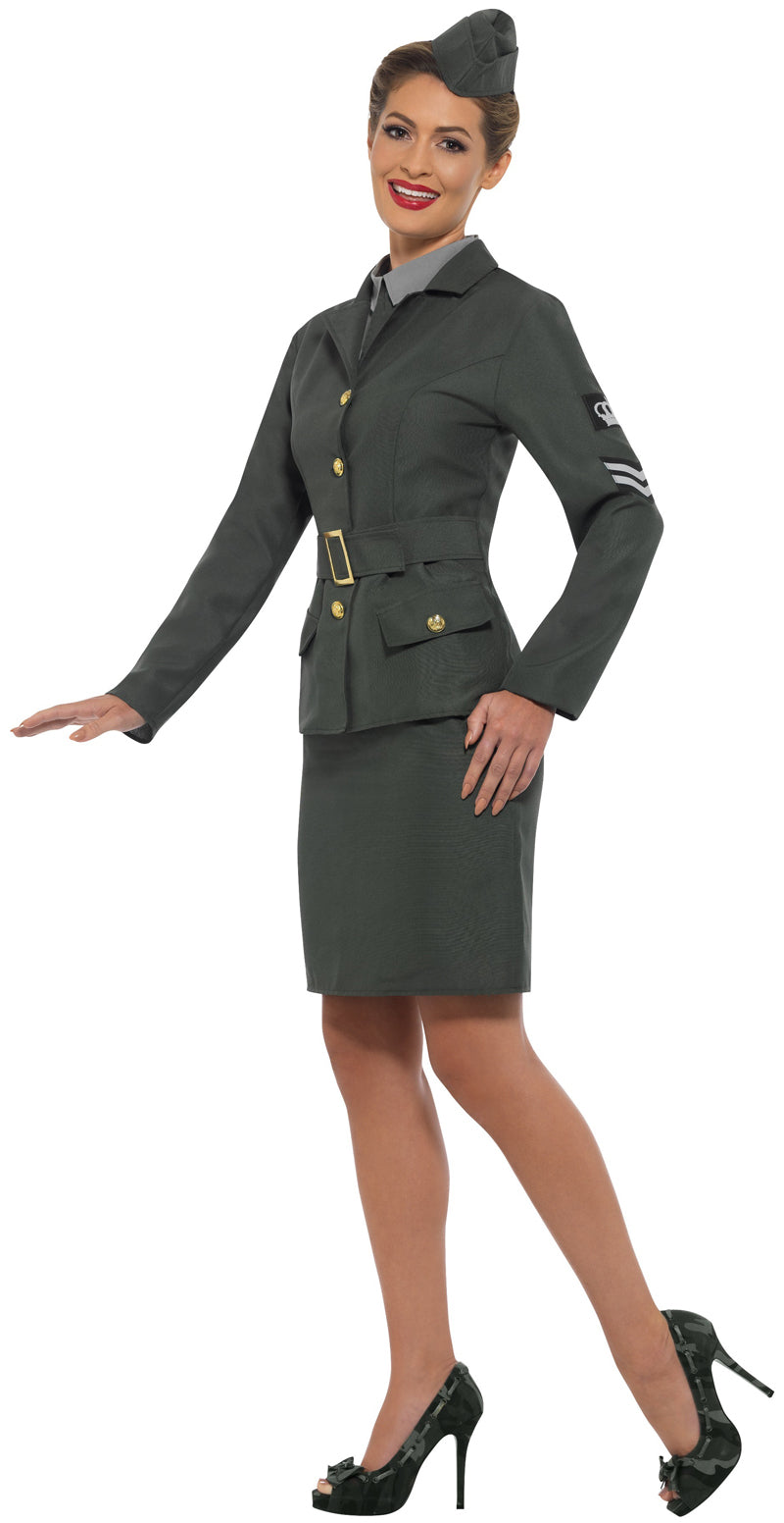 Ladies' WW2 Army Soldier Costume