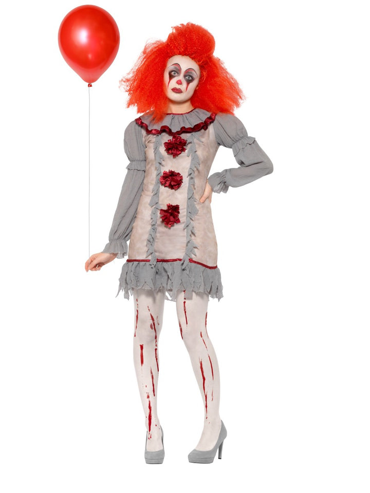 Vintage Style Clown Costume for Ladies