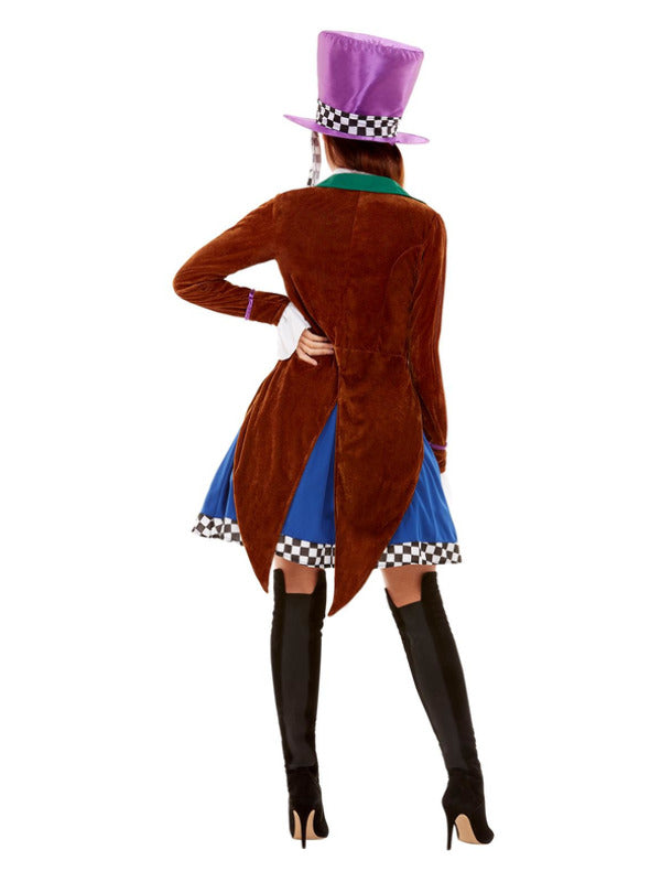 Whimsical Miss Mad Hatter Costume for Ladies