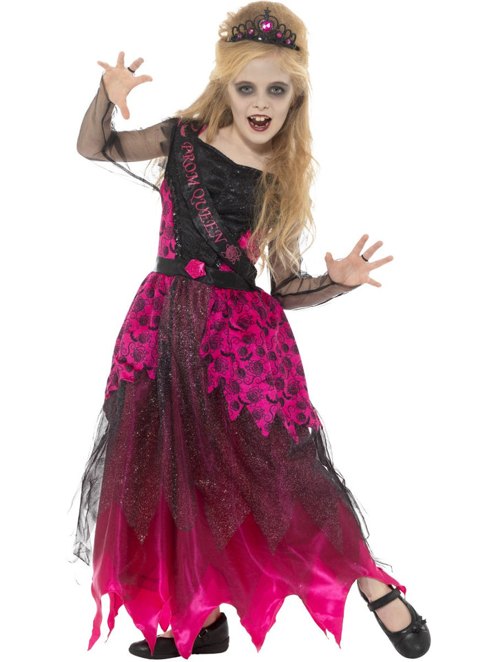 Darkly Elegant Deluxe Gothic Prom Queen Costume