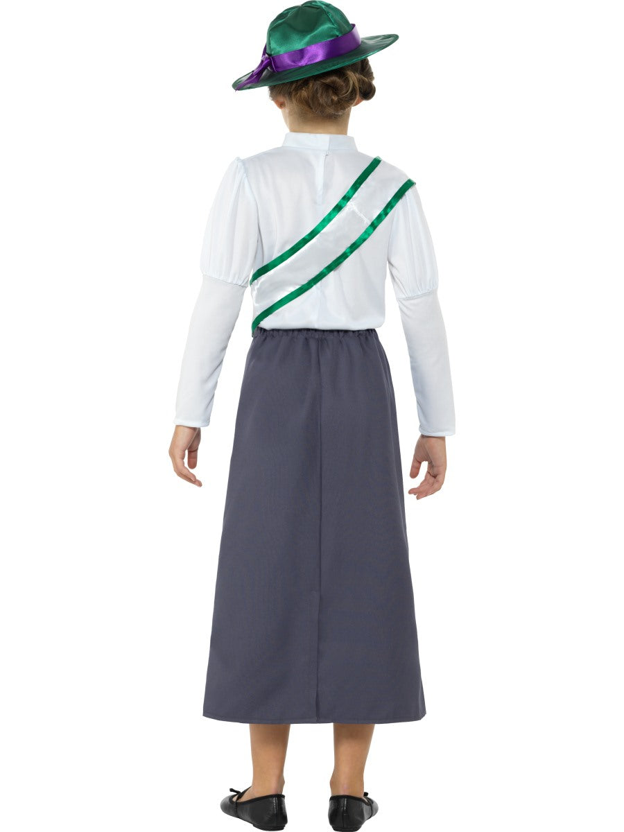 Historical Victorian Suffragette Costume for Girls