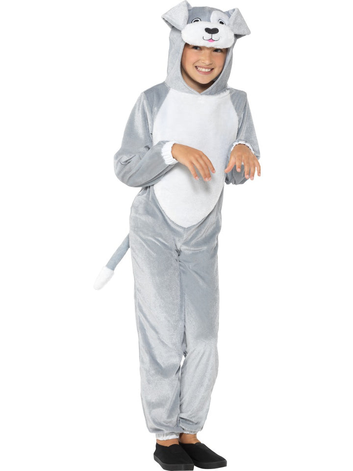 Grey Dog Kids Animal Book Day Fancy Dress Costumes