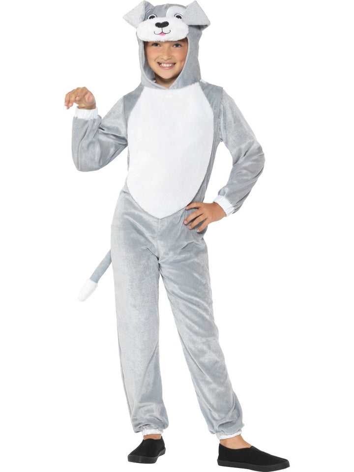 Grey Dog Kids Animal Book Day Fancy Dress Costumes