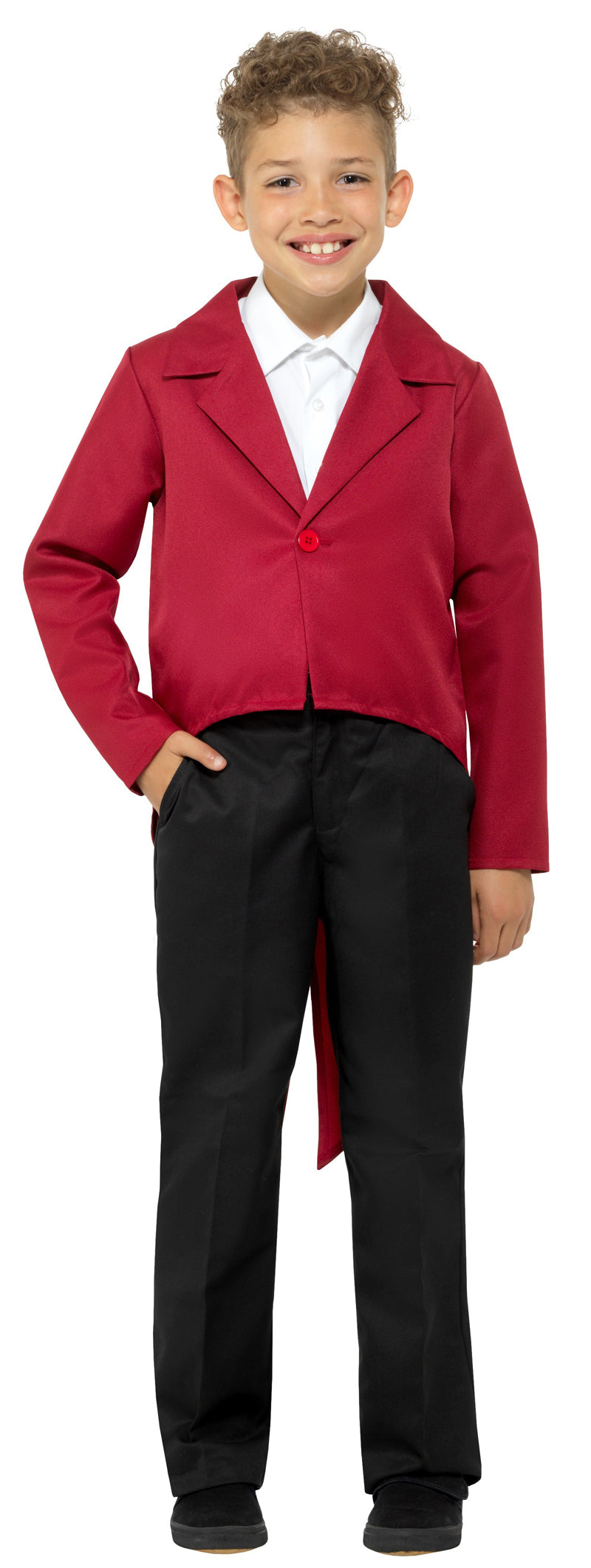 Dashing Red Tailcoat Accessory for Kids