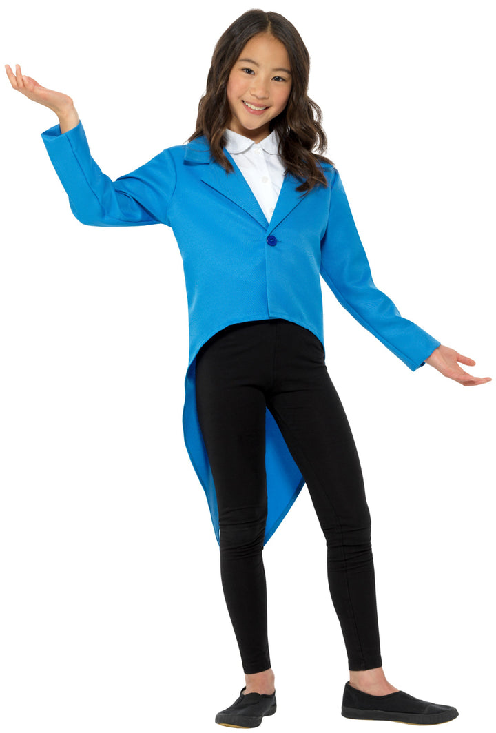 Stylish Blue Tailcoat Accessory for Kids