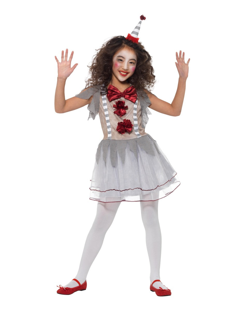 Timeless Vintage Clown Costume for Girls