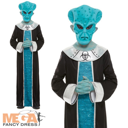 Boys Alien Space Martian Fancy Dress Halloween