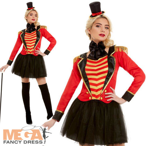 Deluxe Ringmaster Ladies Costume Circus Outfit