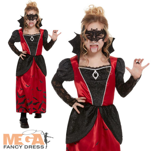 Vampire Girls Costume Halloween Outfit