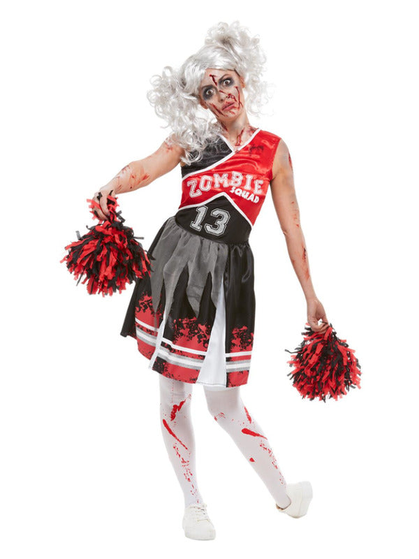 Zombie Cheerleader Womens Costume Halloween