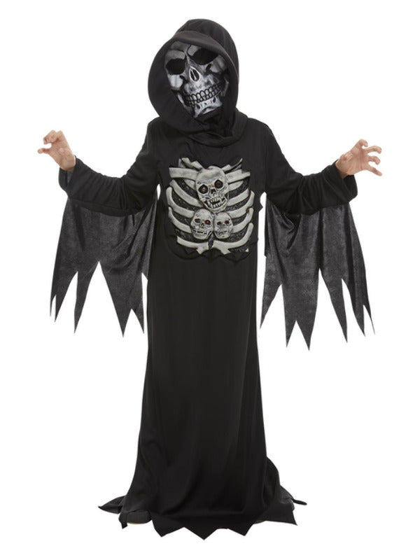 Skeleton Reaper Boys Costume Halloween Outfit