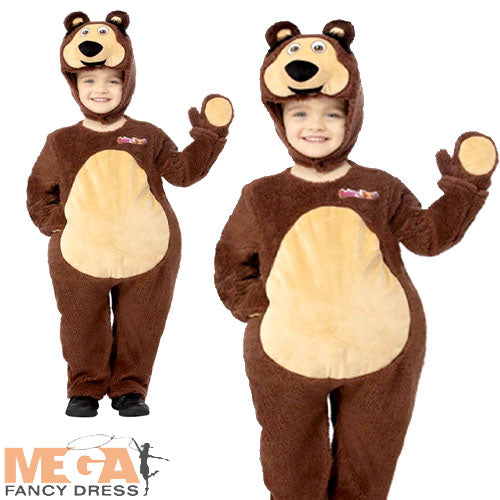 Smiffys Kids Marsha And The Bear Costume TV Show