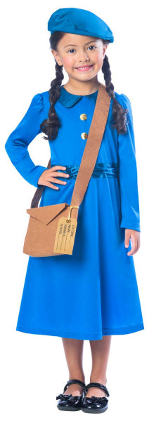 Girls Wartime Fancy Dress History 30s 40s Book Day Costume
