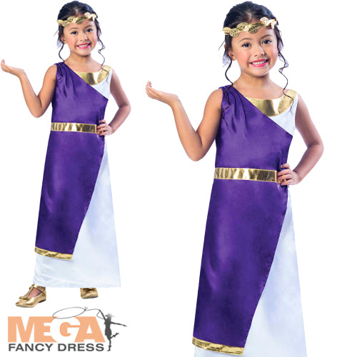 Girls Roman Greek Grecian Goddess Historical Costume