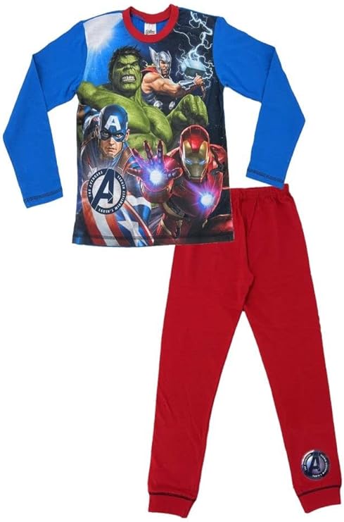 Official Boys Avengers Marvel Superhero Pyjamas