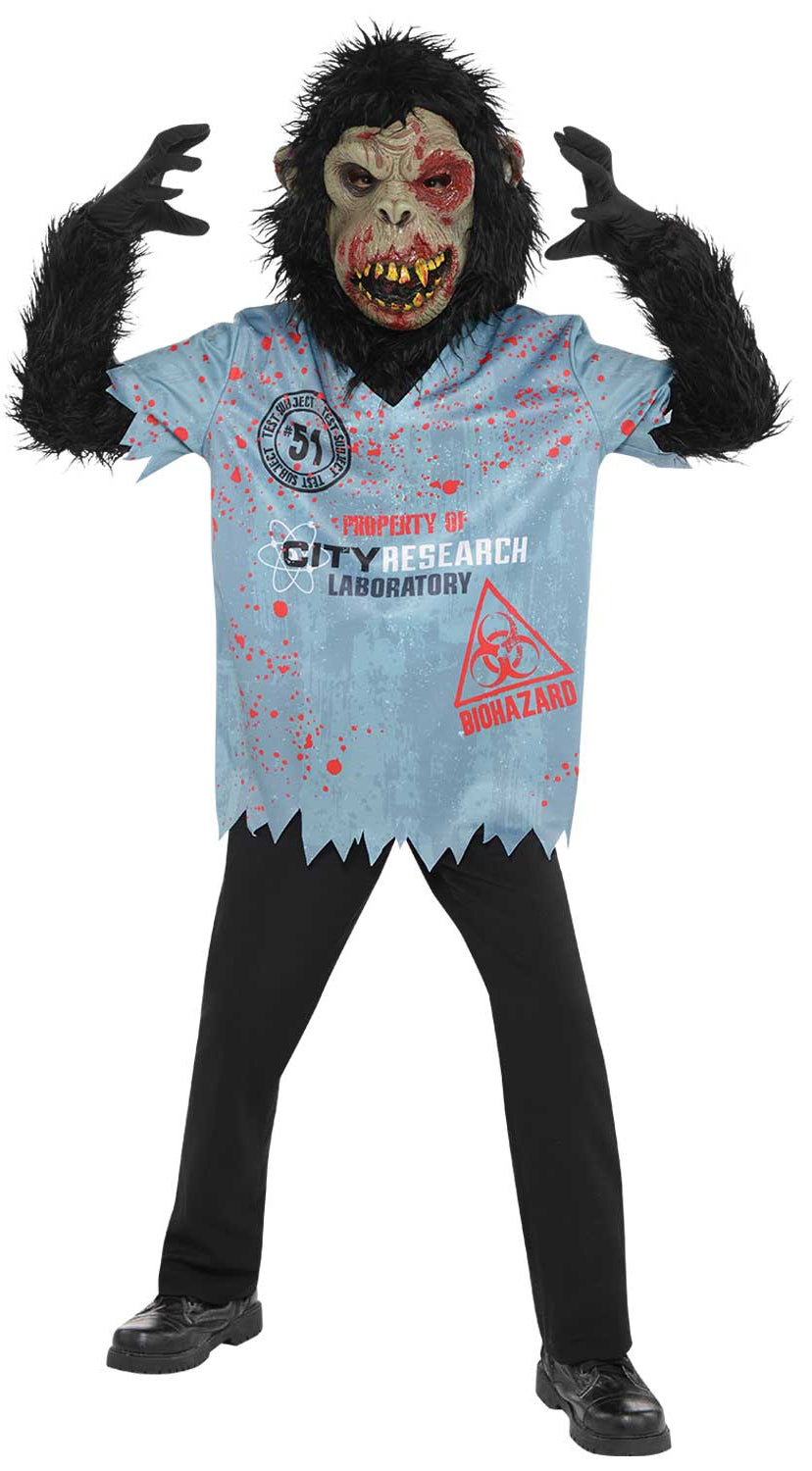 Chimp Zombie Boys Costume