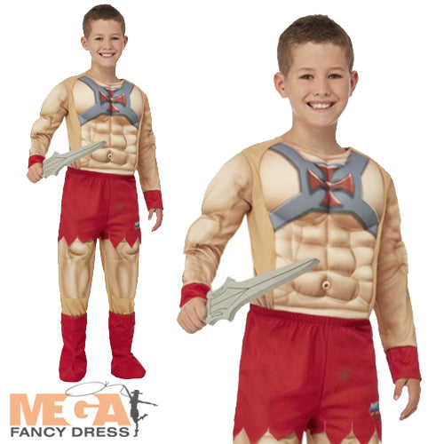 Kids He-Man Costume with EVA Chest TV Show Outfit
