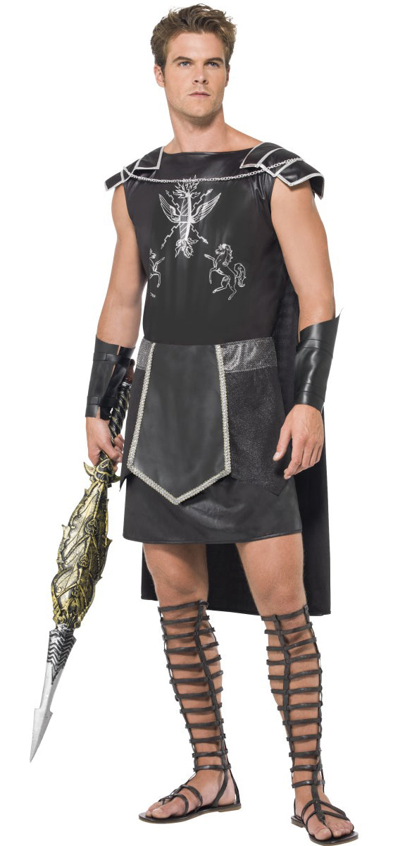 Fever Male Dark Gladiator Costume Historical Outfit