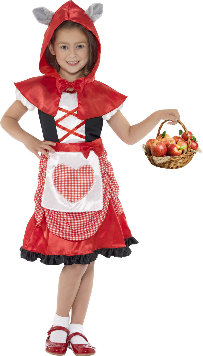 Classic Girls Miss Hood Fairy Tale Costume