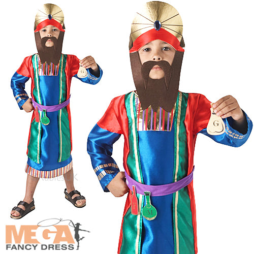 Boys Christmas Wise Man Fancy Dress Nativity Costume