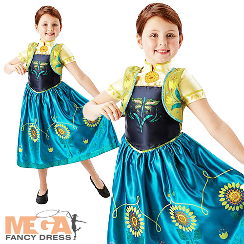 Frozen Fever Anna Costume Kids Fancy Dress