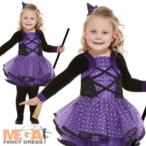 Toddler Pretty Star Witch Costume Halloween Outfit