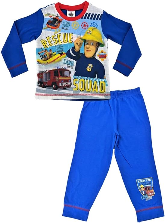 Official Boys Fireman Sam Pyjamas