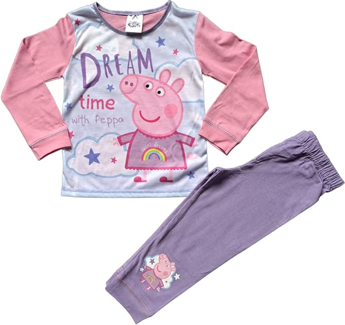 Official Girls Peppa Pig Dream Time Pyjamas