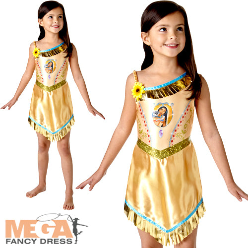 Fairytale Pocahontas Girls Costume