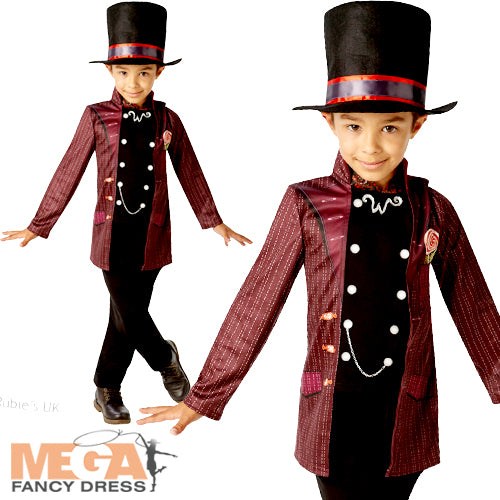 Willy Wonka Boys Chocolate Factory Fancy Dress