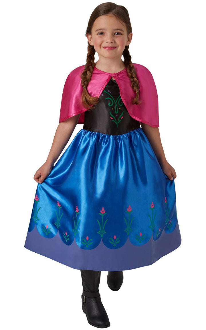 Girls Anna Frozen Disney Princess Costume