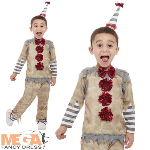 Toddler Vintage Circus Clown Costume