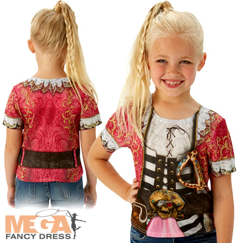 Buccaneer Pirate Girl T-Shirt Kids Costume