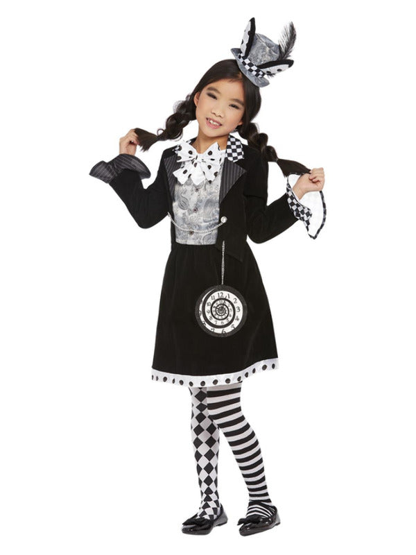 Girls Dark Wonderland Mad Hatter Costume
