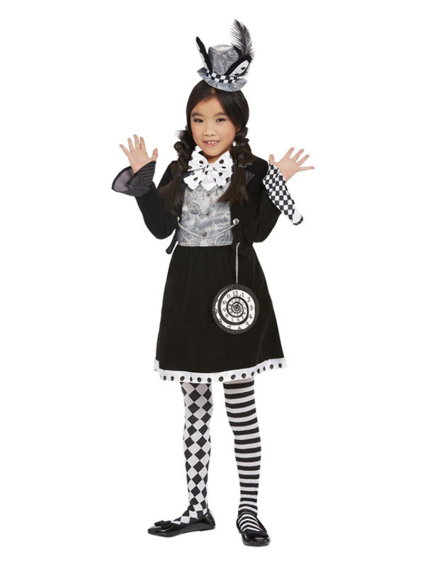 Girls Dark Wonderland Mad Hatter Costume