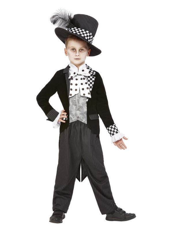 Boys Dark Wonderland Mad Hatter Costume