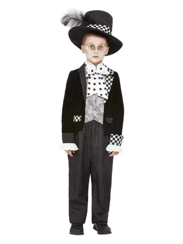 Boys Dark Wonderland Mad Hatter Costume
