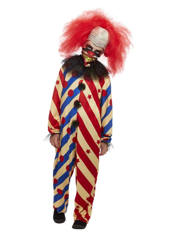 Boys Nightmare Creepy Clown Costume