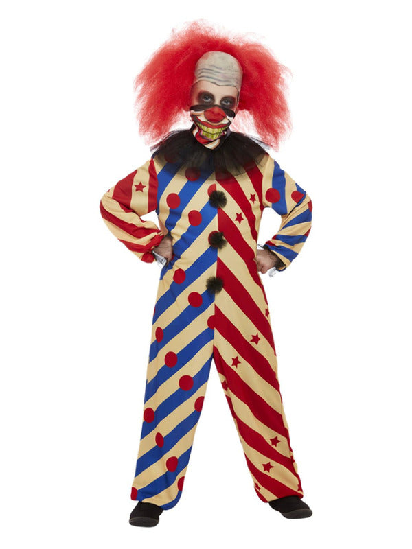 Boys Nightmare Creepy Clown Costume