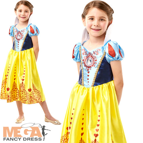 Gem Princess Snow White Girls Costume