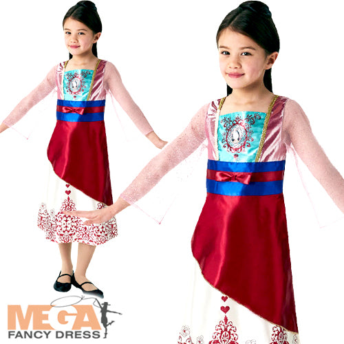 Girls Mulan Gem Princess Disney World Book Day Costume