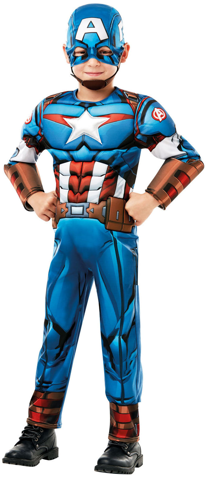 Deluxe Captain America Infinity War Boys Costume