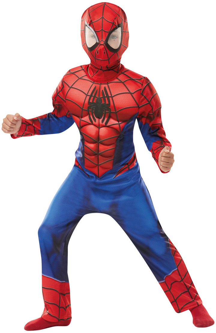 Boys Ultimate Spider-Man Superhero Comic Book Costume