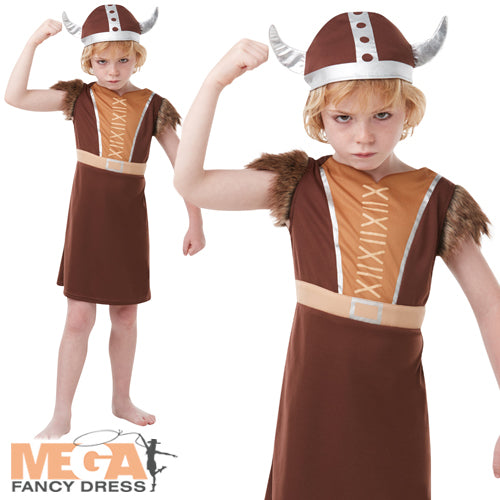 Boys Viking Saxon Warrior Book Day Costume