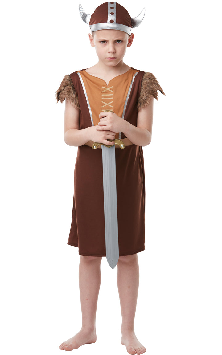 Boys Viking Saxon Warrior Book Day Costume